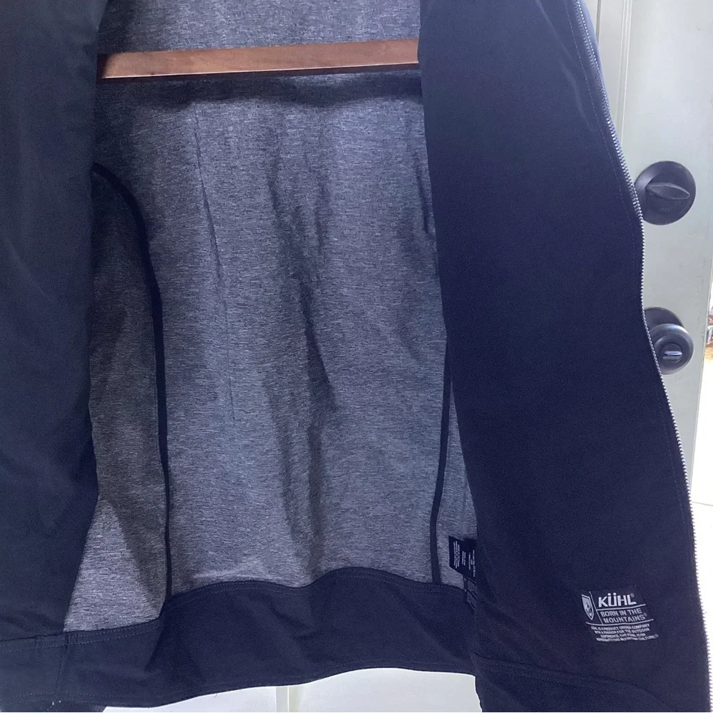 Kuhl Burr Jacket born in the mountains size large logos black - Picture 9 of 12